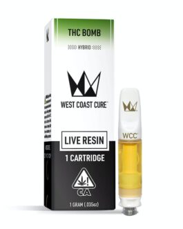 THC Bomb Live Resin Cartridge – 1G